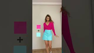 Você vai querer um look com essas cores😲Se inscreva no canal para + dicas de moda #look #moda 😱