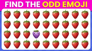 FIND THE ODD EMOJI ONE OUT 🕵️🔍🤔With Ultimate Fruit Emoji Puzzle 2024 - Part 3