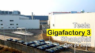 (December 24 2020)  Tesla Gigafactory 3 Shanghai 4K Video