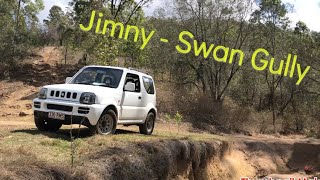 Suzuki Jimny first time off roading at Swan Gully