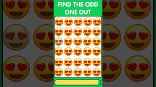 Find Odd One Out - Emoji Quiz