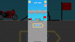 Draw bridge puzzle game level 1689 #gaming #drawing #Shorts