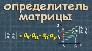 ОПРЕДЕЛИТЕЛЬ МАТРИЦЫ 2х2 3х3 4x4 свойства определителя