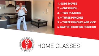 Kudo Home Class 11 - Slide with punches and kick