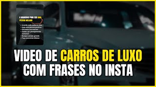 COMO FAZER VIDEO LIFESTYLE DE CARROS PARA TIK TOK