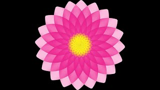 HOW TO MAKE A FLOWER WITH  TRANSPARENCY EFFECT IN CORELDRAW