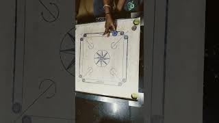 Carrom board technique.