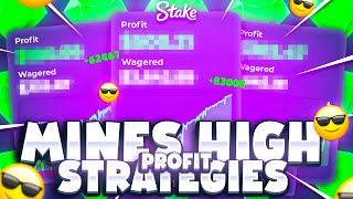 I TRIED BEST MINES STRATEGIES ON STAKE FOR INSANE PROFIT!!!