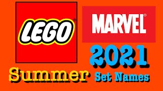 Lego Marvel Summer 2021 Set Names and Descriptions