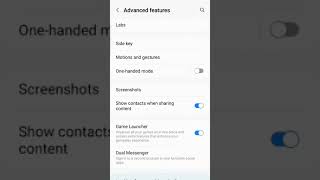 How to enable Side button key in samsung mobile