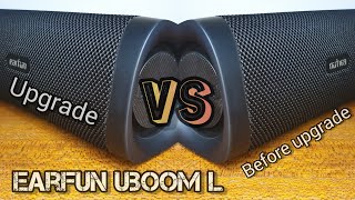 Earfun Uboom L Upgrade VS Earfun Uboom L Before Upgrade