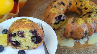 🫐 Homemade Blueberry Cake Recipe || Kek Me Boronica