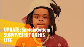 SpotemGottem SURVIVES HIT ON HIS LIFE. 22 BULLETS FIRED AT HIS CAR.