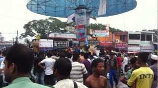 Missing (nikuj) MP Ilias Ali, A Demonstration in Sylhet Zinda Bazar and Bondar Bazar. Part 2