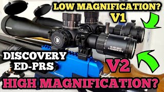 DISCOVERY ED PRS 5-25X56 V1 VS V2 COMPARISON