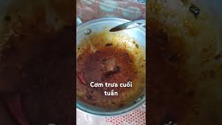 Cá hường chiên+thịt kho quẹt+canh khoai ngọt