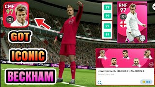 Got ICONIC BECKHAM 🔥😱 | Iconic Moment Real Madrid Pack Opening | PES 2021 MOBILE