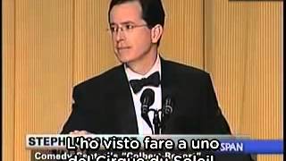 STEPHEN COLBERT - Cena con i Corrispondenti dalla Casa Bianca (2006) | SUB ITA