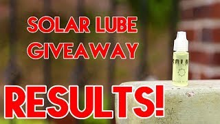 SOLAR Lube Giveaway RESULTS! | SpeedCubeShop.com