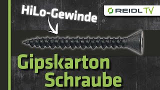 Gipskartonschraube / Schnellbauschraube mit HiLo-Gewinde + Shoppinggutschein-Gewinnspiel [German]