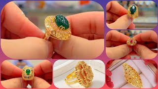 latest light 22k gold rings designs  with weight and price 2024 // gold ring design #golddesignsk