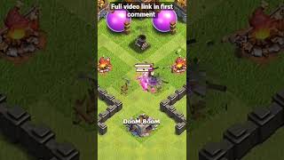 Max Raged Barbarians Vs Town Hall 4 Max Base | Clash of Clans #coc #clashofclans #clashroyale