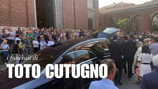 Milano, i funerali di Toto Cutugno