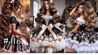 French Maid Beauty: Lace, Stockings & Big Petticoats | AI Satin Maid Styling