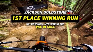 GoPro: Jackson Goldstone's Insane Winning Run - Finals  | 2023 UCI MTB World Cup in Val Di Sole