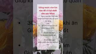 Cách uống nước để có sức khoẻ tốt #kiều_bích_ngọc #subscribe #short