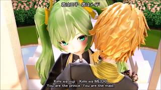 【MMD PV】悪のメイドMaid Of Evil Classical Version II   Hatsune Miku ・Kagamine LenEnglish  Romaji Sub