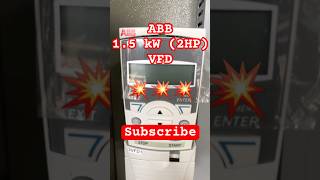 ABB 1.5kw vfd / amila electronic #shorts #vfd #abb