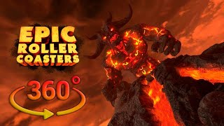 Epic Roller Coasters 3D Volcano 360°