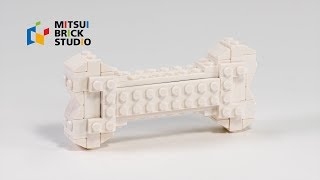 How to Build a Bone with LEGO Bricks  #StayHome #WithMe #家で一緒にやってみよう