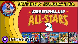 [Twitch Stream #209] [18+] SUPERPHILLIP ALL-STARS 2 (Complete)