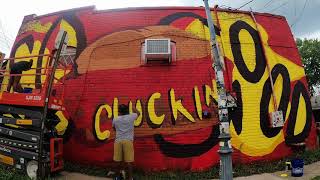 So Cluckin Good Mural Timelapse