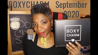 BoxyCharm for September 2020 | Unboxing and Tryon