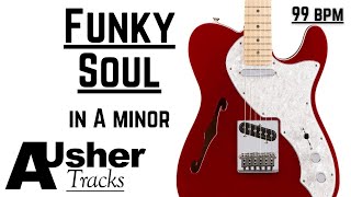 Funky Soul Guitar Backing Track Jam in A minor