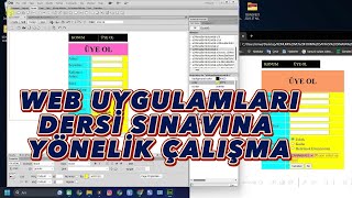 WEB UYGULAMALARI DREAMWEVAR CS6 SINAVLARINA YÖNELİK ÇALIŞMA VİDEOSU