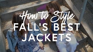 How To Style Fall's Best Jackets | The Zoe Report by Rachel Zoe