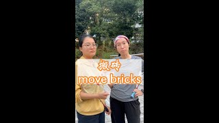 Trendy Expression | 搬砖 bān zhuān = move bricks= to do donkeywork