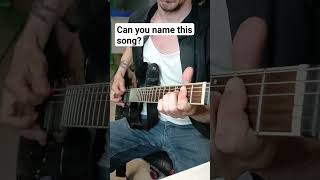 Can you name the song by this metal guitar riff?