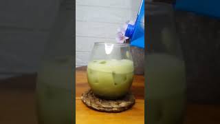 Iced Matcha Latte | Buat Minuman ala Cafe di rumah