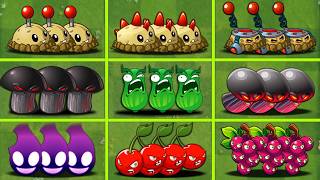 Random 25 Plants LEVEL 1 *3 in Pvz 1 & Pvz 2 Battlez - Who Will Win? - Pvz 2 Plant vs Plant