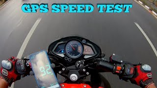 Ns160 Gps Speed Test | Speedometer Error | gps speed test of ns160 | #100kmphbiker