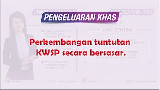 Perkembangan tuntutan KWSP secara bersasar.