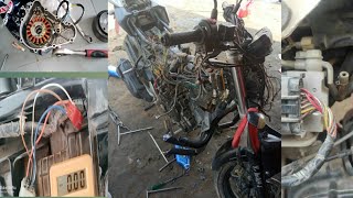 TVS apachi RTR starting problem and mileage problem pickup problem SOL video