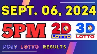 EZ2 lotto, Swertres Result — 5PM September 6, 2024