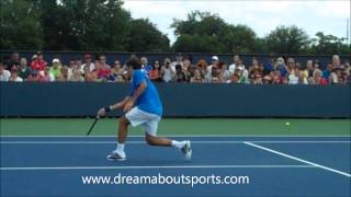 Roger federer Volley slow motion