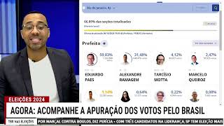 No Rio de Janeiro, Eduardo Paes segue na liderança com 66% das urnas apuradas - Eleições 2024